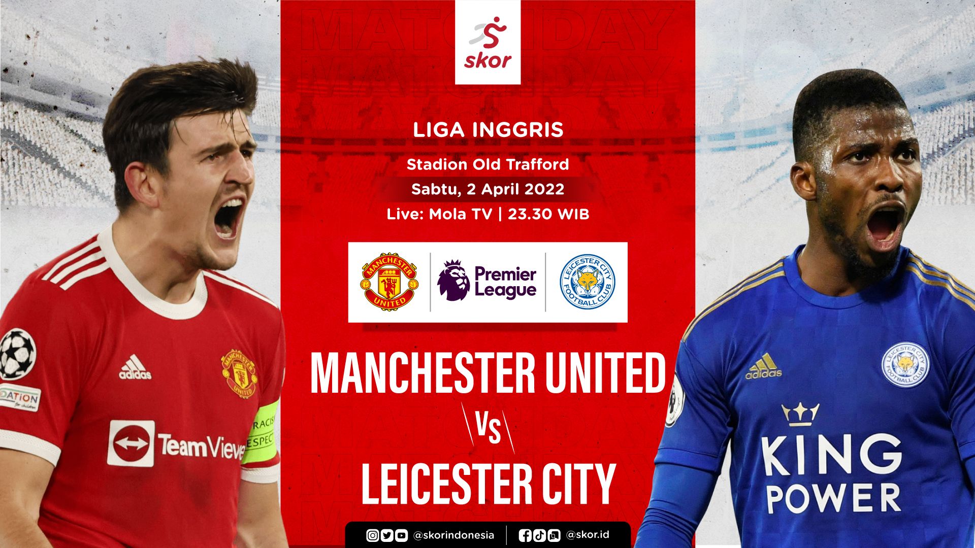 Cover Manchester United vs Leicester City