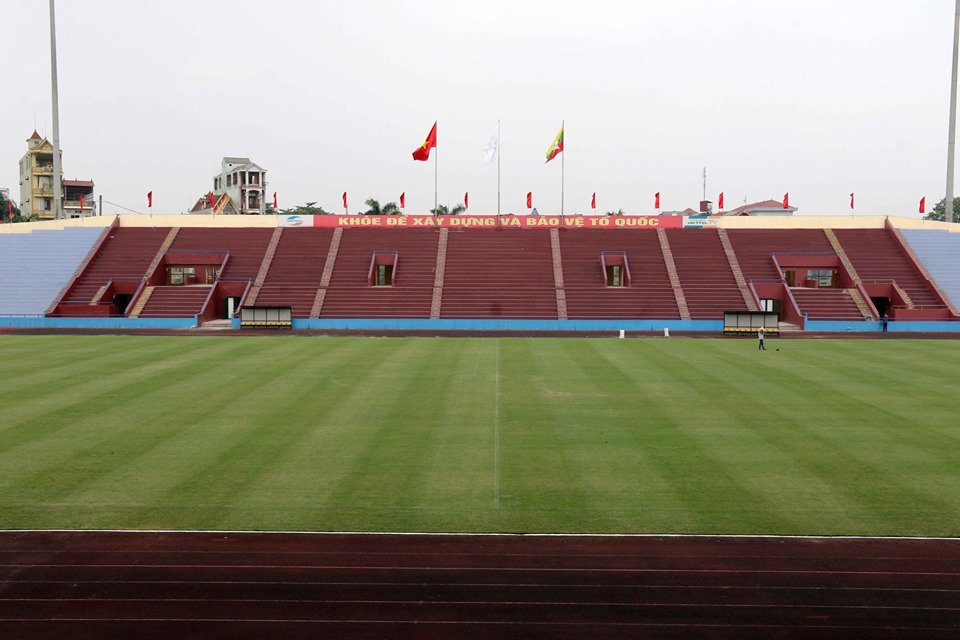 Salah satu venue cabor sepak bola SEA Games 2021, Stadion Viet Tri.