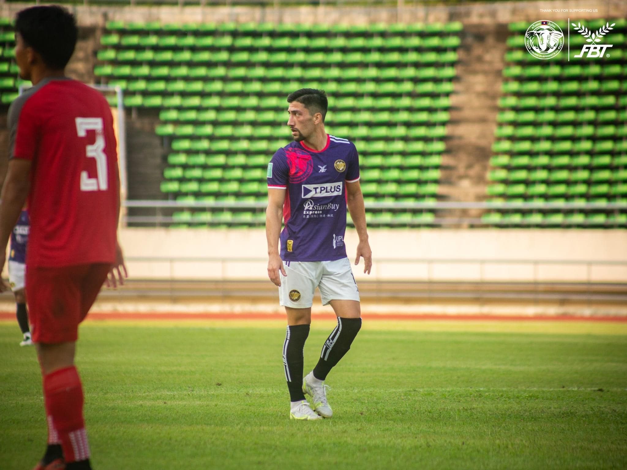 Lucas Paulista, pemain asing Young Elephants yang merupakan salah satu tim peserta Liga Laos 2022.