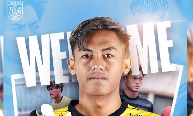 Rizki Kusni, kiper anyar Persela Lamongan untuk Liga 2 2022.