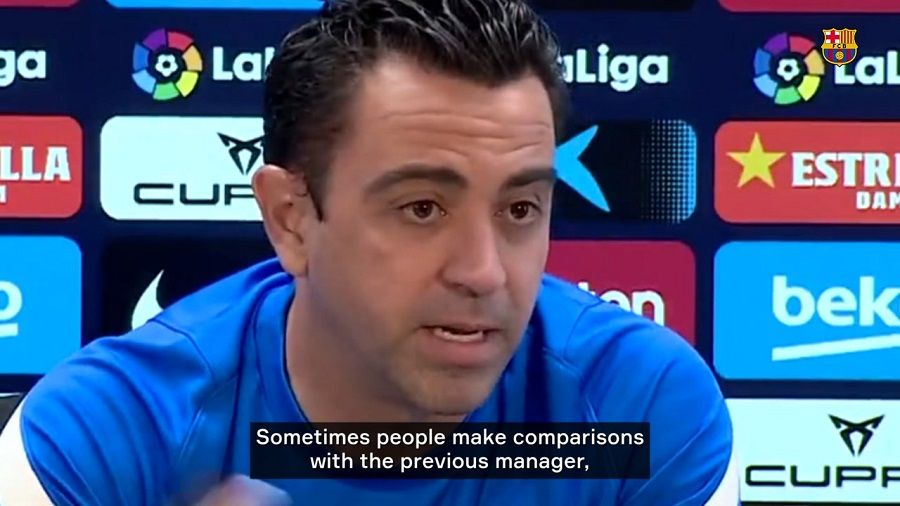 Pelatih Barcelona, Xavi Hernandez makin kinclong racikannya.