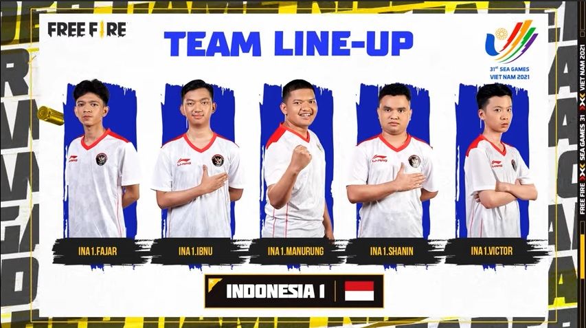 Line Up Team Indonesia 1 Free Fire