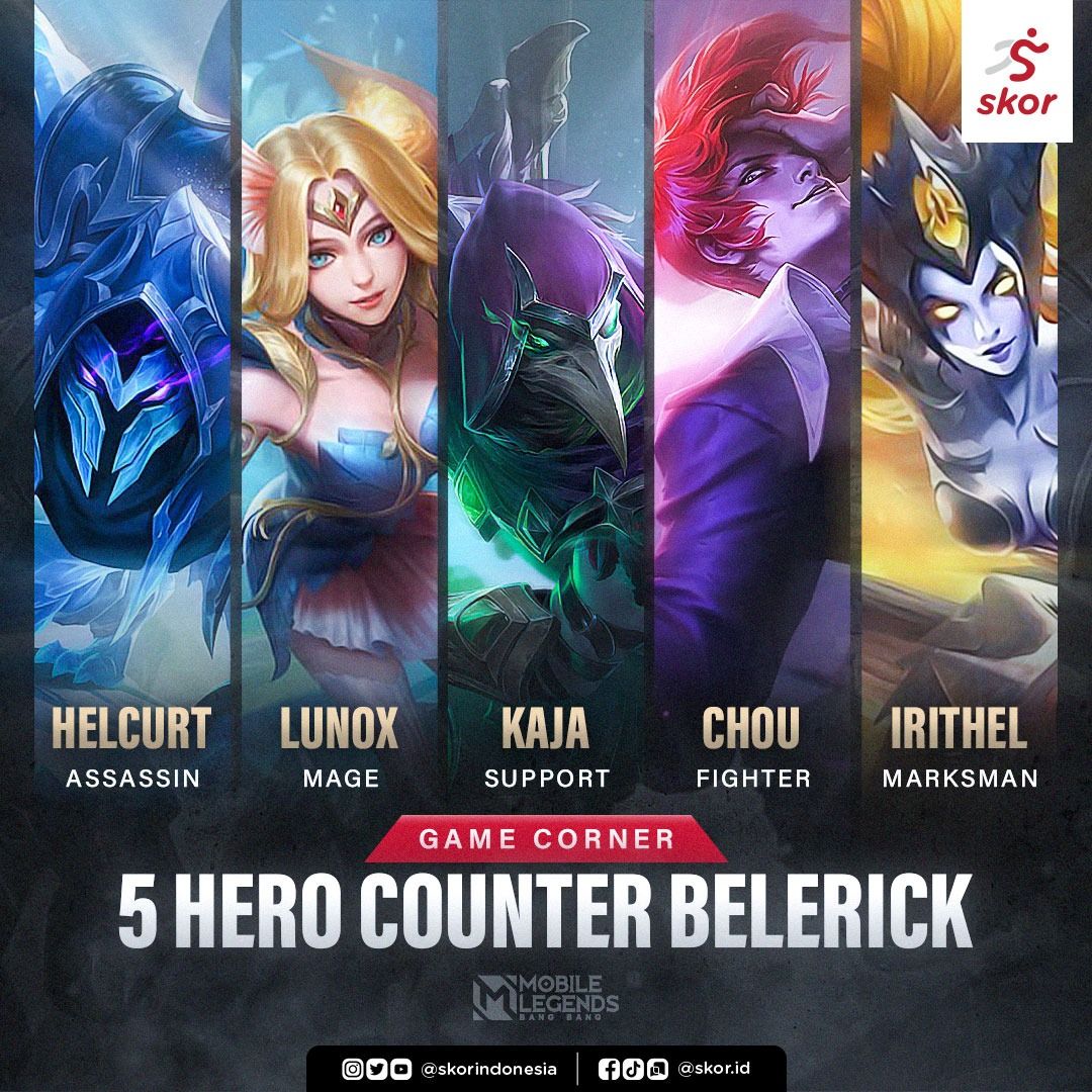 5 Hero Counter Belerick Mobile Legends