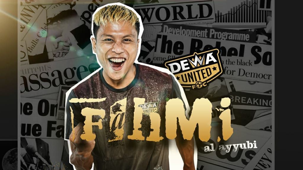 Poster perkenalan Fahmi Al-Ayyubi sebagai pemain baru Dewa United.