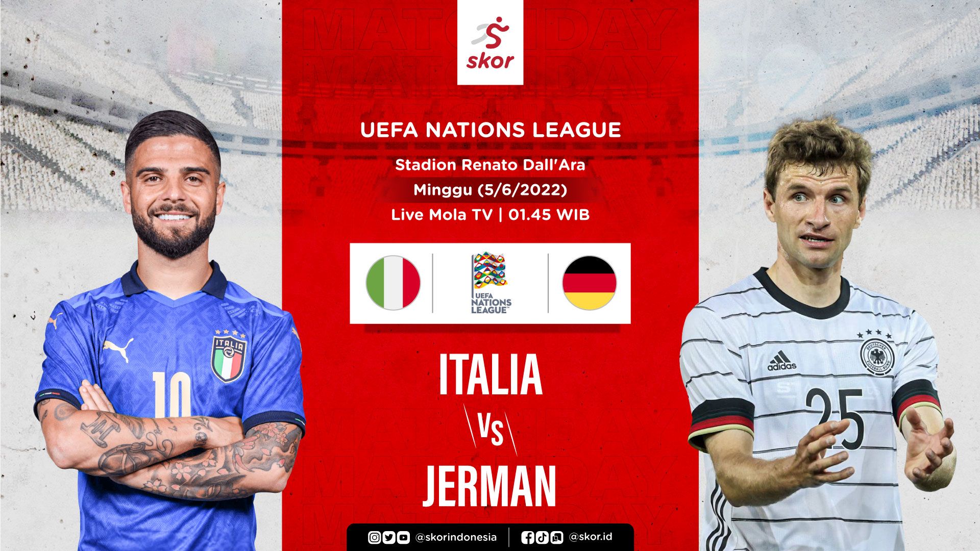 Cover Italia vs Jerman