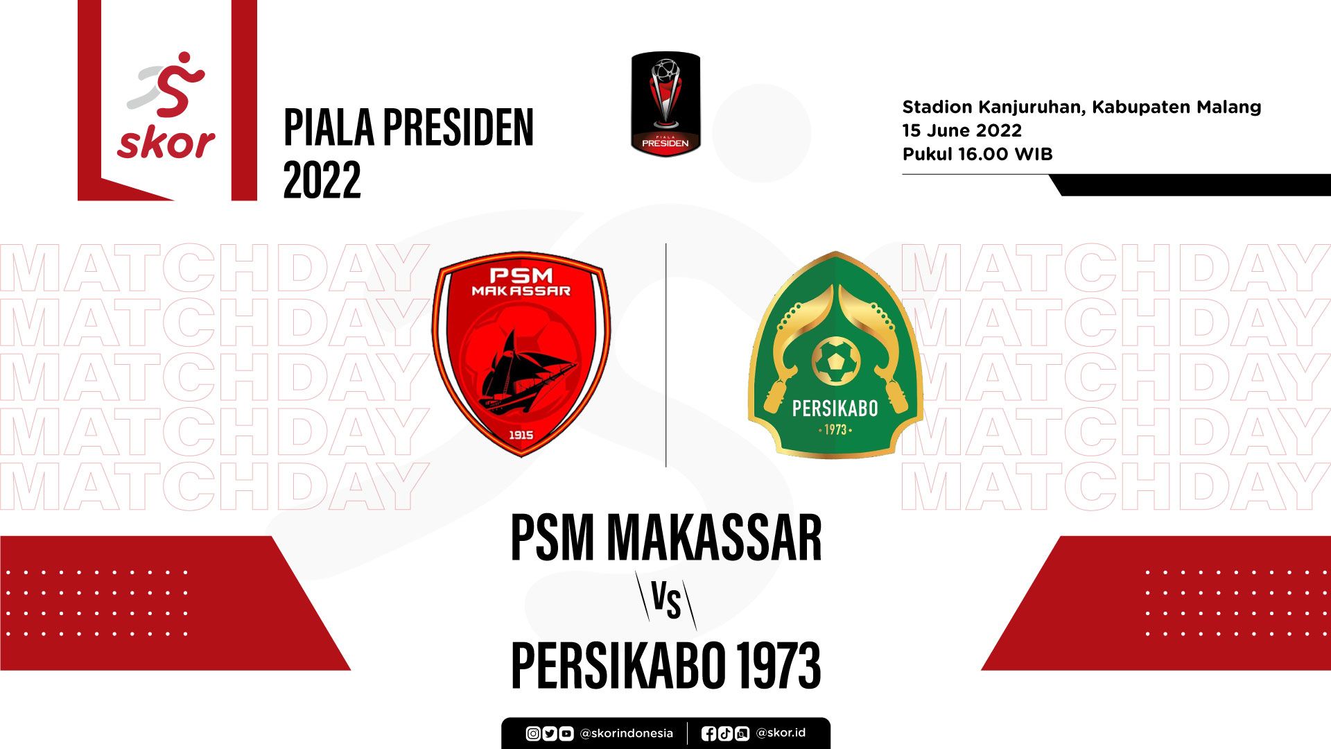 Cover PSM Makassar vs Persikabo 1973