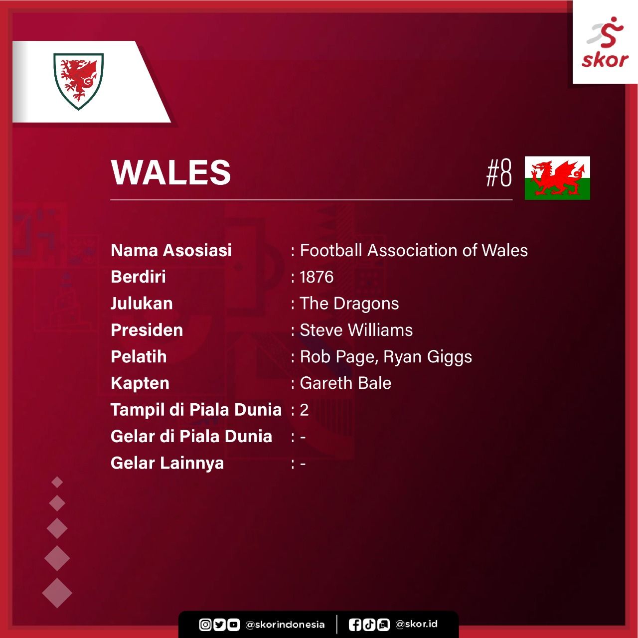 Boks profil Wales