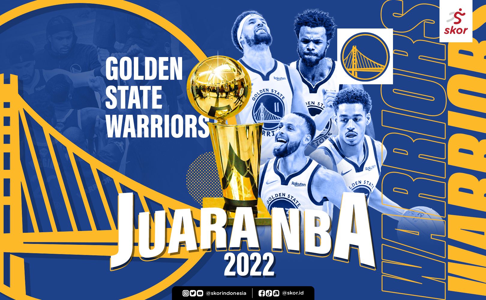 Cover Golden State Warriors Juara NBA