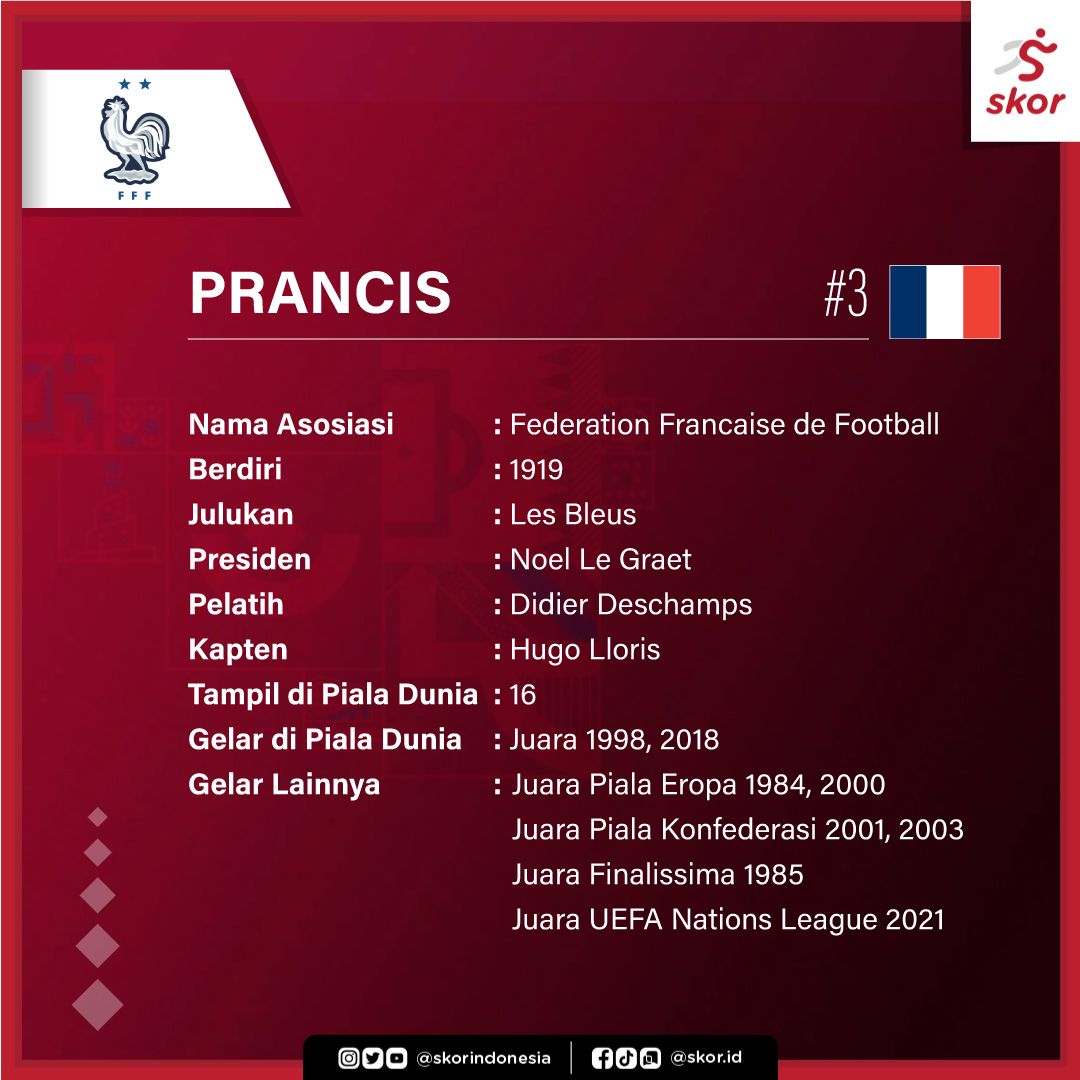 Profil Tim Prancis