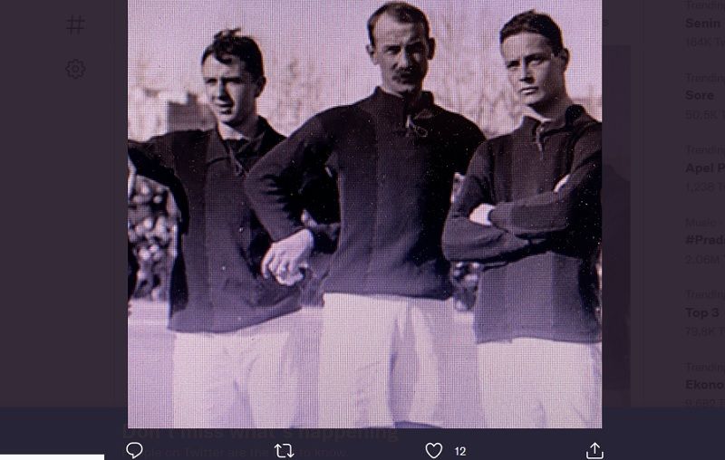Walter Rositzky (kiri) ketika bermain di Liga Spanyol.