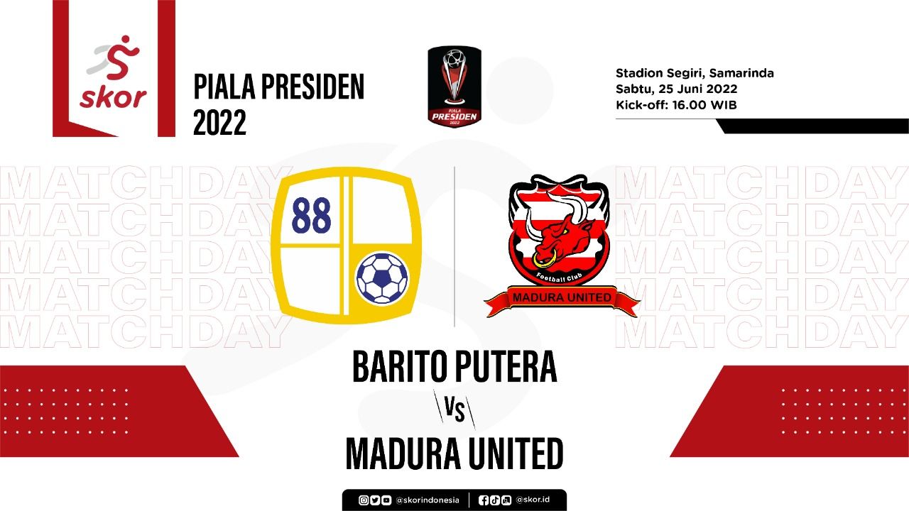 Cover Barito Putera vs Madura United