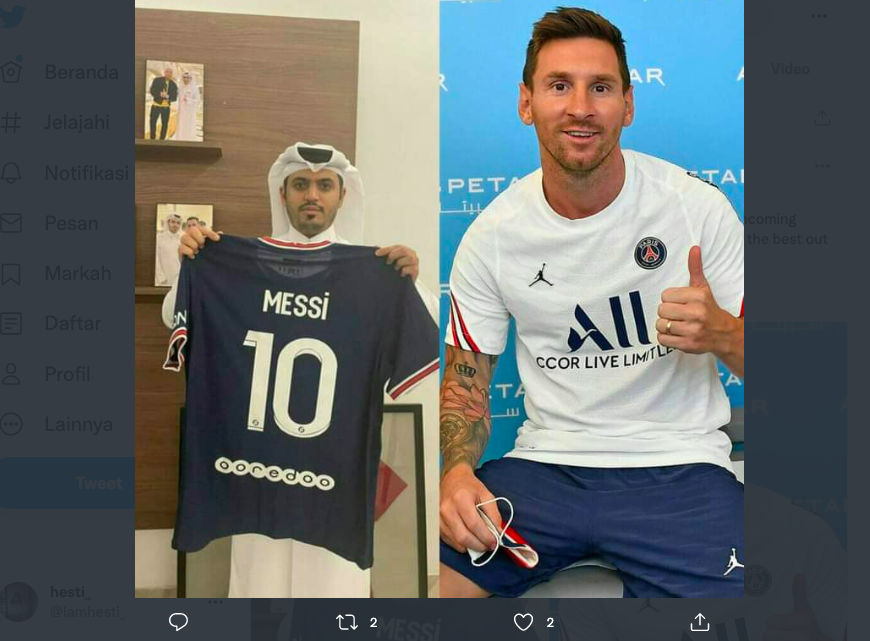 Lionel Messi bisa kenakan nomor punggung 10 di PSG.