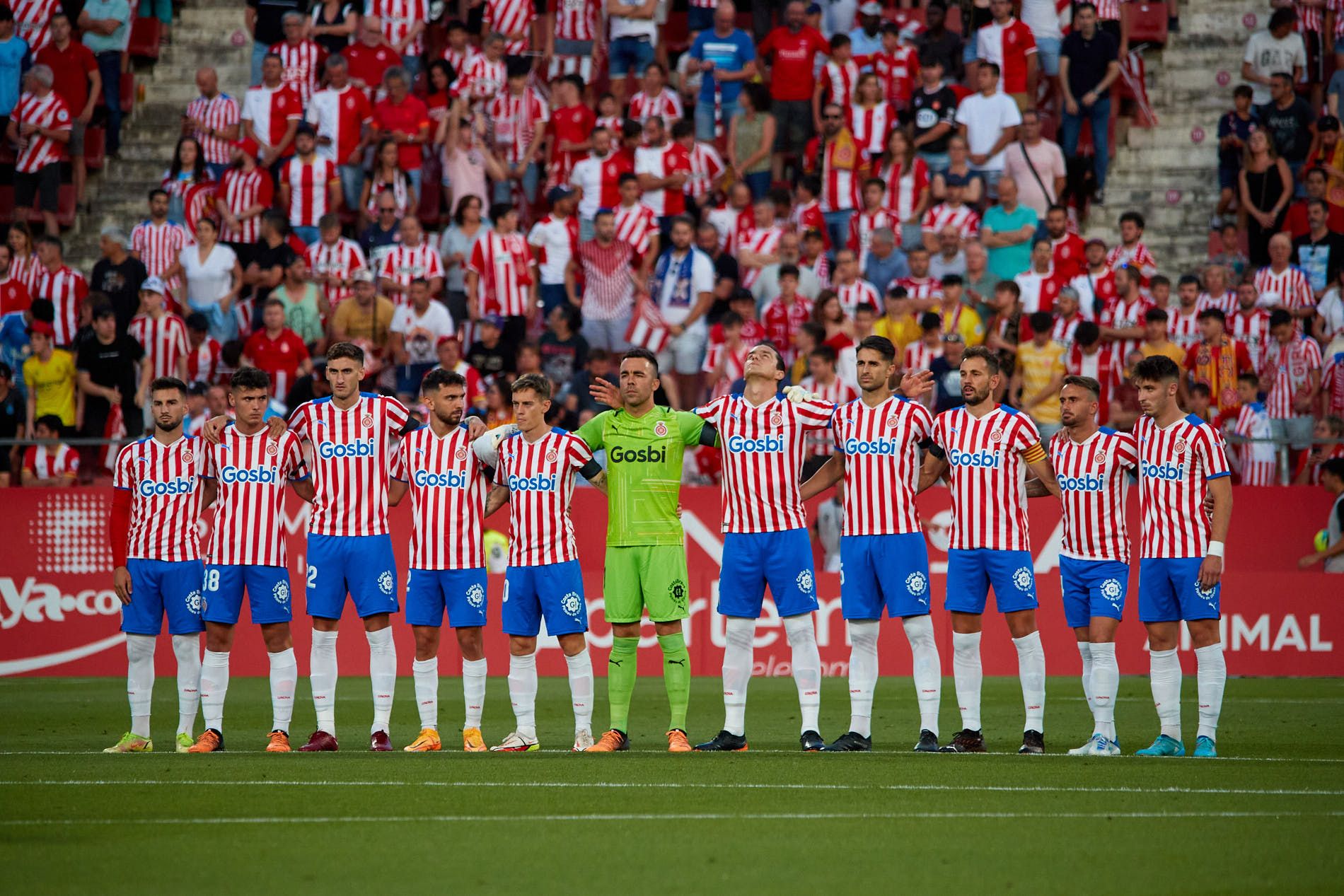 Girona FC, ketika berhadapan dengan Tenerife CF di kompetisi LaLiga Smartbank musim lalu.