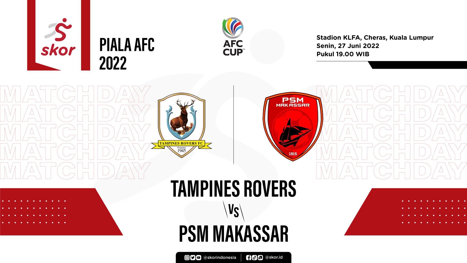 Cover Tampines Rovers vs PSM Makassar