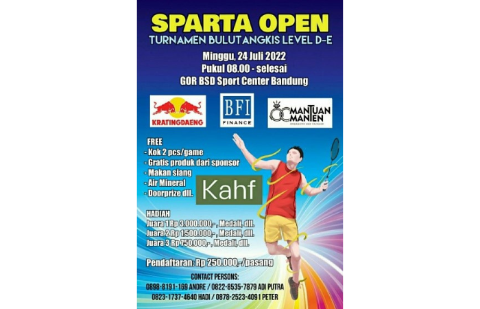 Turnamen Bulu Tangkis Sparta Open
