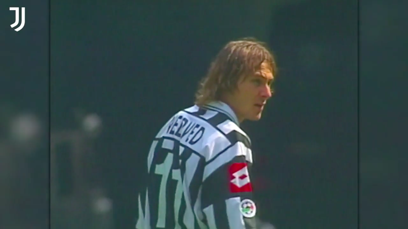 Pavel Nedved debut di Juventus.