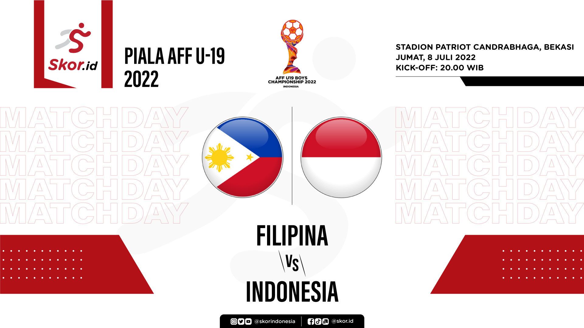Cover Piala AFF U-19 2022, Filipina vs Indoneisa