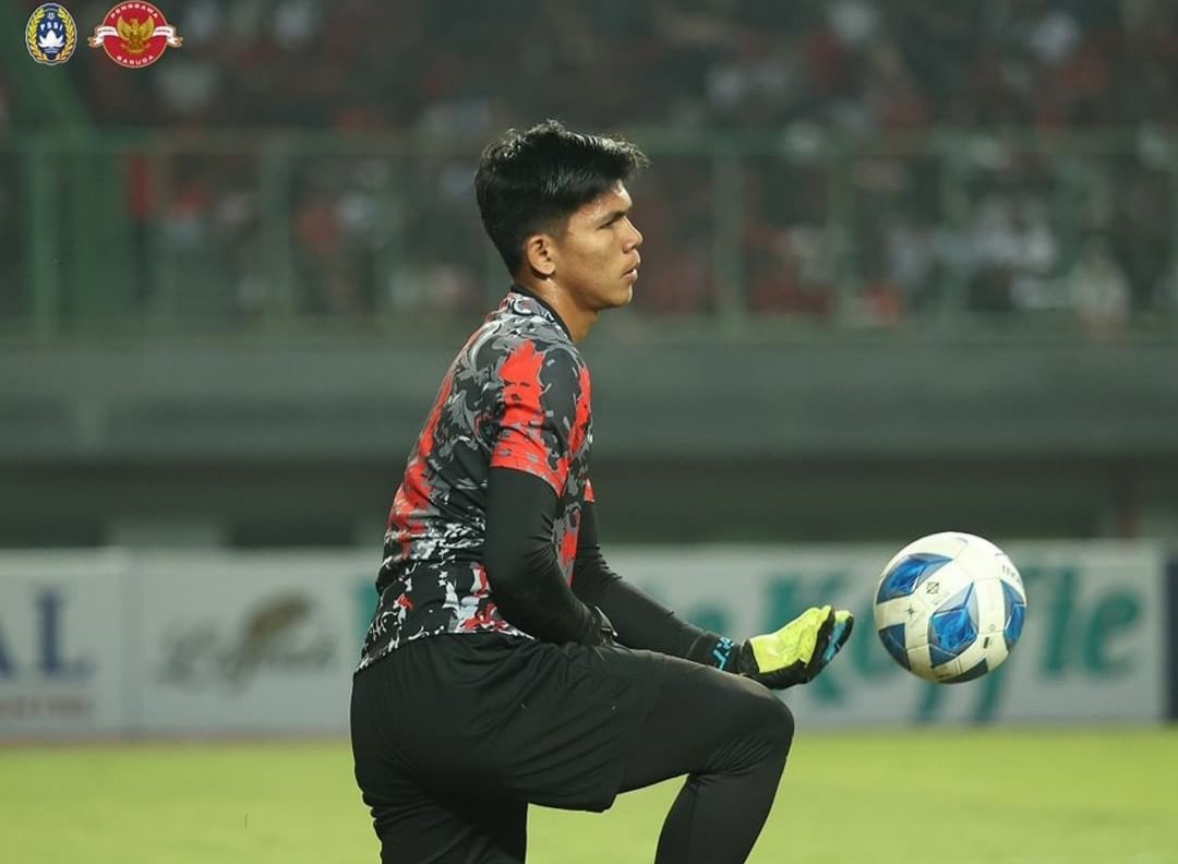 Cahya Supriadi saat membela timnas U-19 Indonesia di Piala AFF U-19 2022