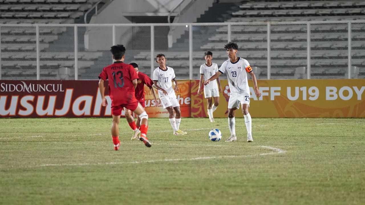Laga Laos vs Kamboja di Piala AFF U-19 2022, Kamis (7/7/2022).