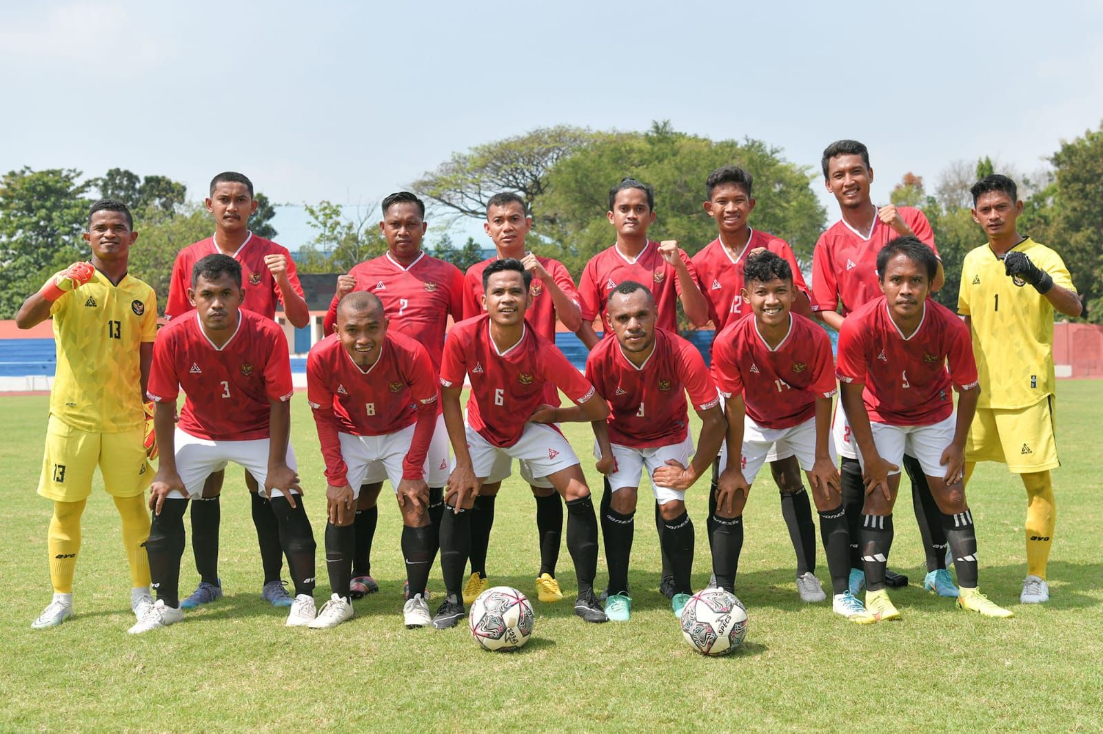 14 penggawa timnas sepak bola celebral palsy (CP) Indonesia untuk ASEAN  Para Games 2022 di Solo Raya.