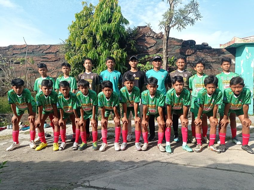 Skuad PFA Sukoharjo untuk mengarungi Liga TopSkor U-13 Surakarta 2022