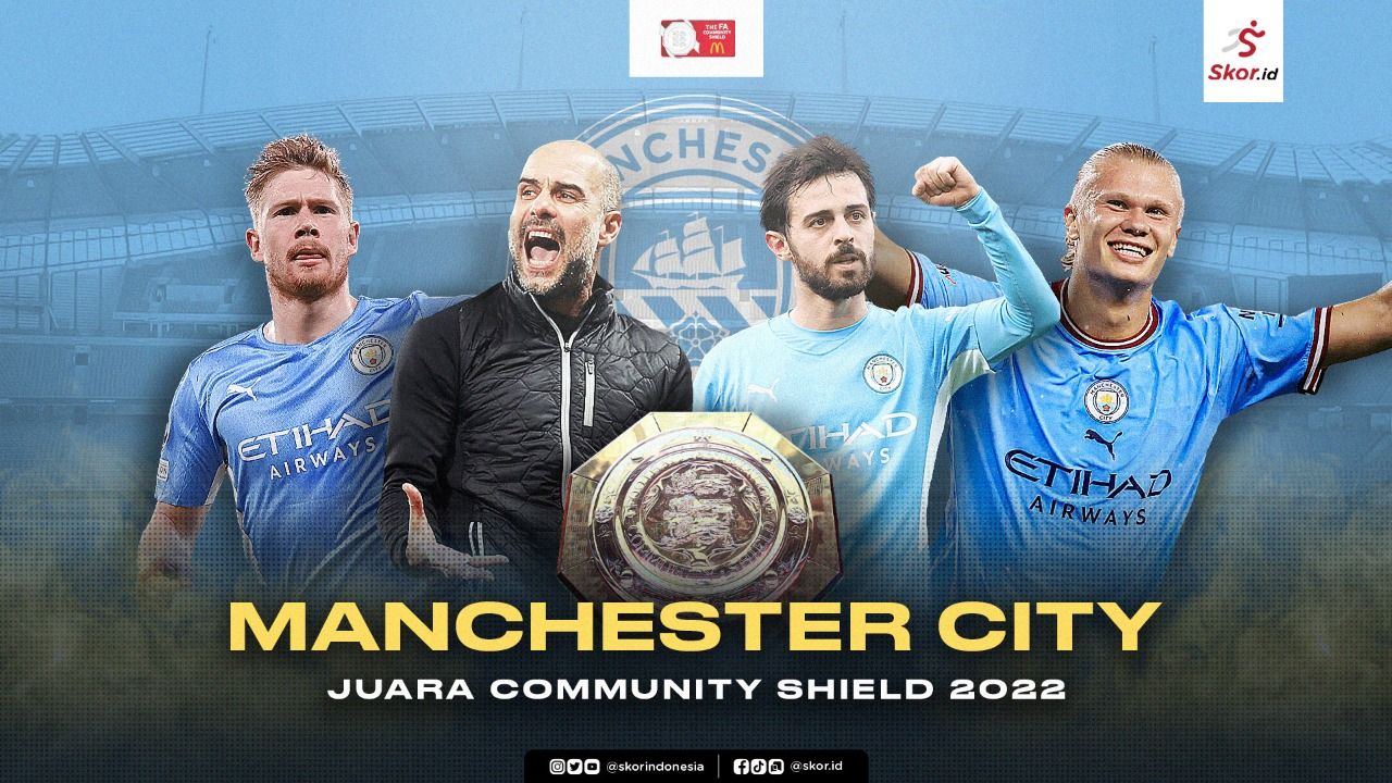 Manchester City Juara Community Shield 2022