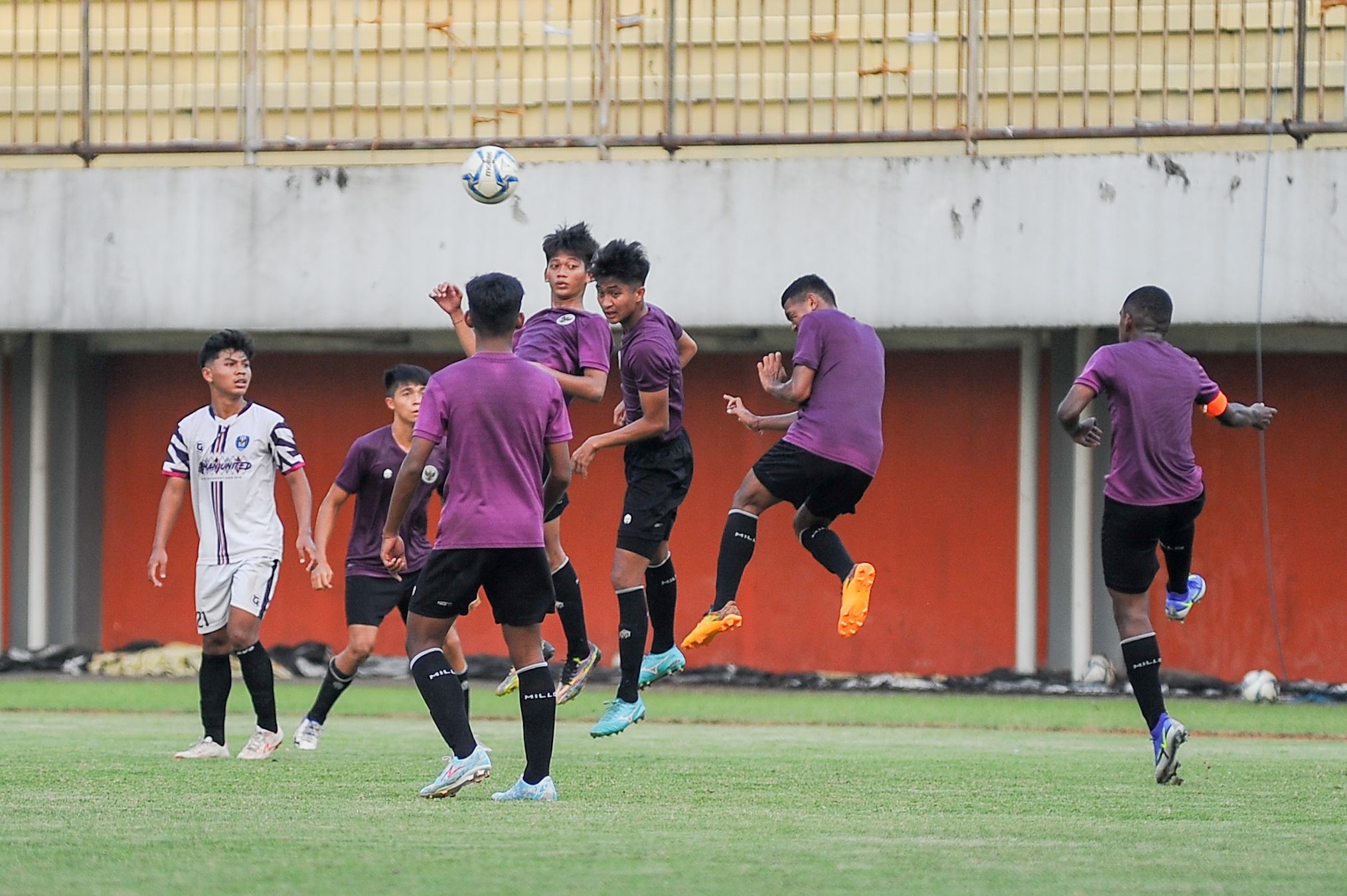 Skuad timnas U-16 Indonesia melakukan persiapan untuk tampil di Piala AFF U-16 2022.