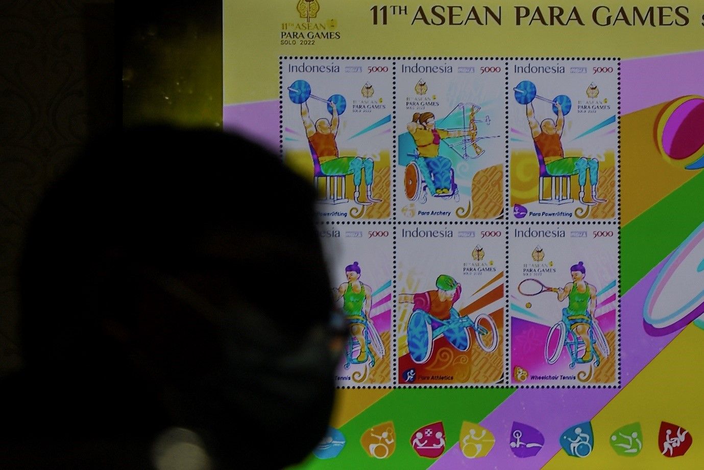 Prangko edisi khusus ASEAN Para Games 2022.