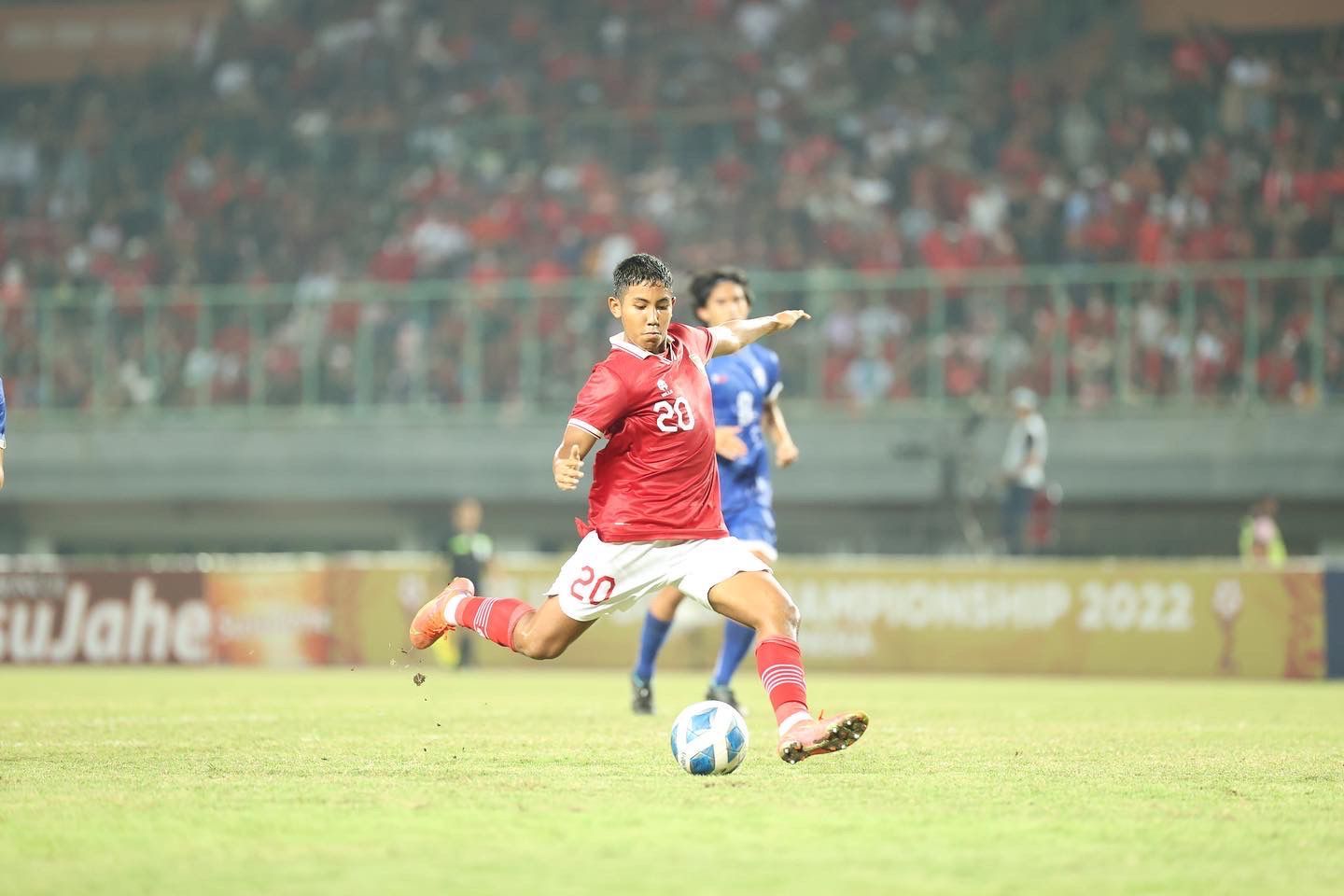 Penampilan Razzaa Fachrezi bersama timnas U-19 Indonesia di Piala AFF U-19 2022.