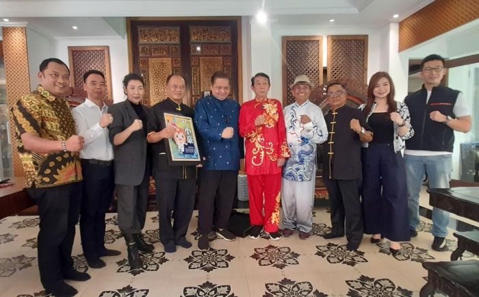 Pengprov WI Jatim menggandeng Harian Disway untuk Kejurnas Wushu Piala Presiden.