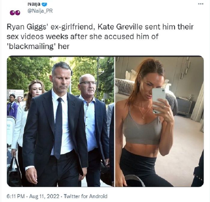 Kasus persidangan Ryan Giggs kembali memanas setelah sang mantan pacar mengaku harus mencari cara untuk menolak berhubungan seks dengan sang mantan pemain.