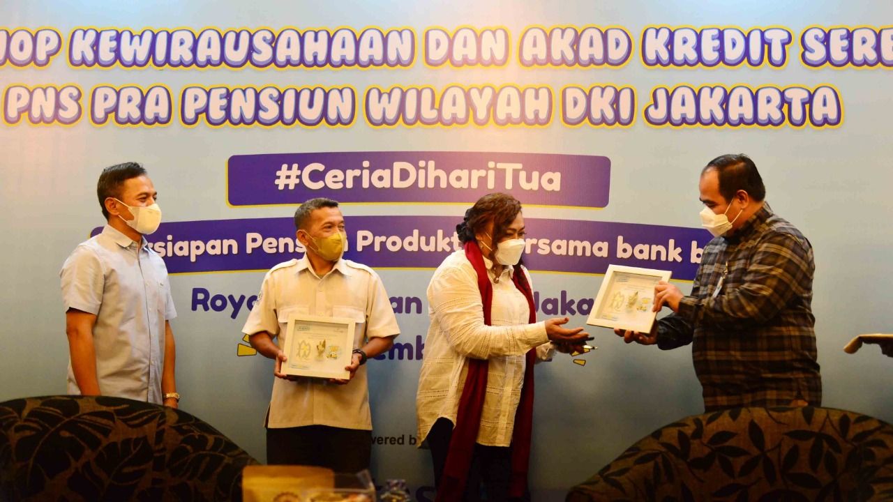 Bank bjb memberikan pelatihan untuk calon pensiunan PNS di wilayah DKI Jakarta.