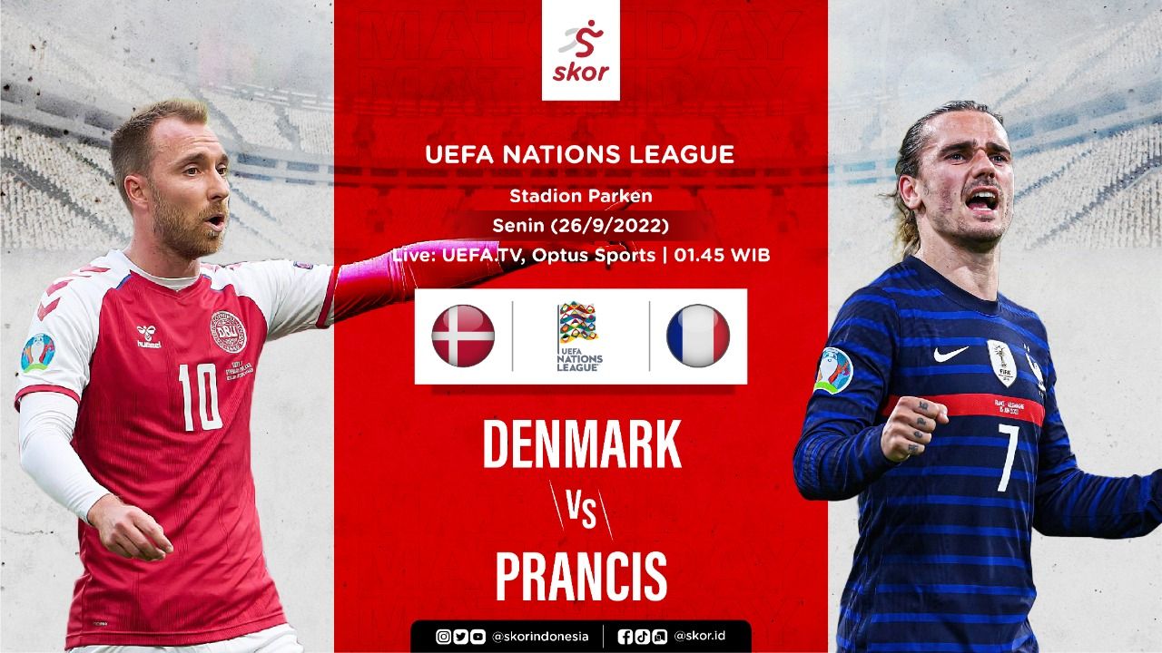 Cover Denmark vs Prancis