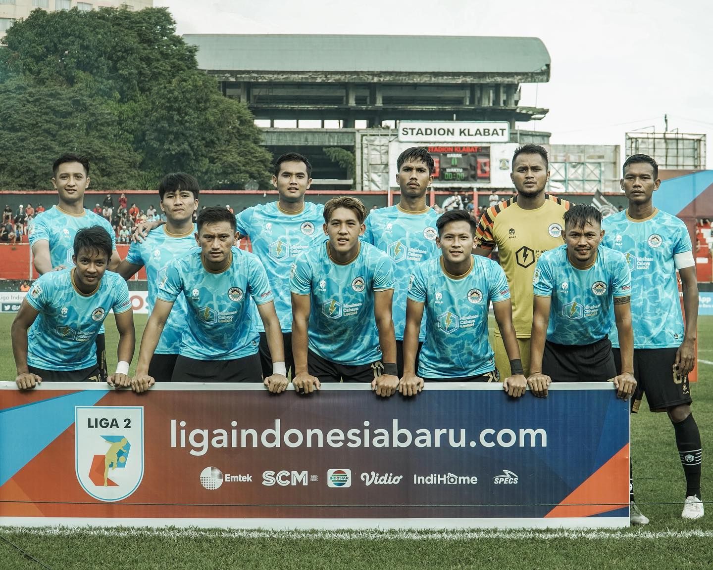 Starter Sulut United saat akan menjamu Persiba Balikpapan dalam laga Grup Timur Liga 2 2022-2023, 17 September 2022.