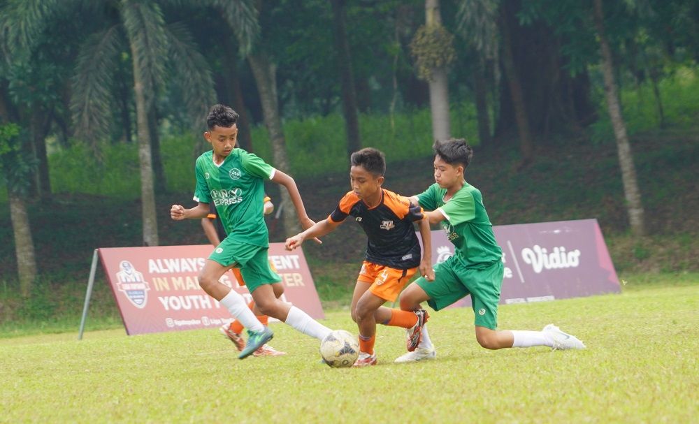 Pertandingan Tunas Bogor Vs Villa2000 pada pertandingan pekan keempat Liga TopSkor U-13 2022-2023.