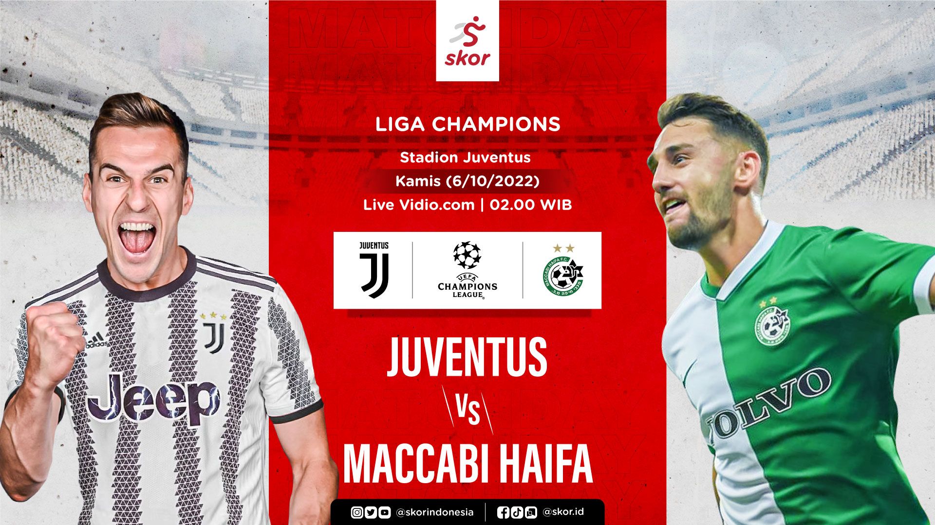 Cover Juventus vs Maccabi Haifa