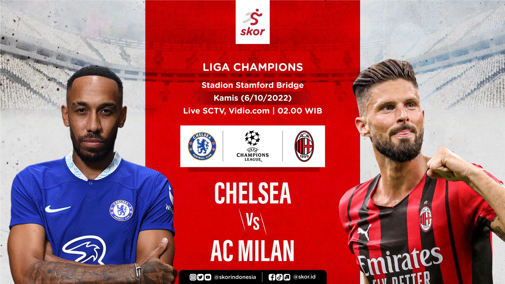 Cover Chelsea vs AC Milan