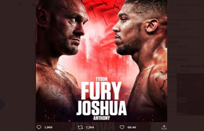 Pertarungan Anthony Joshua dengan Tyson Fury kandas setelah negosiasi buntu. 