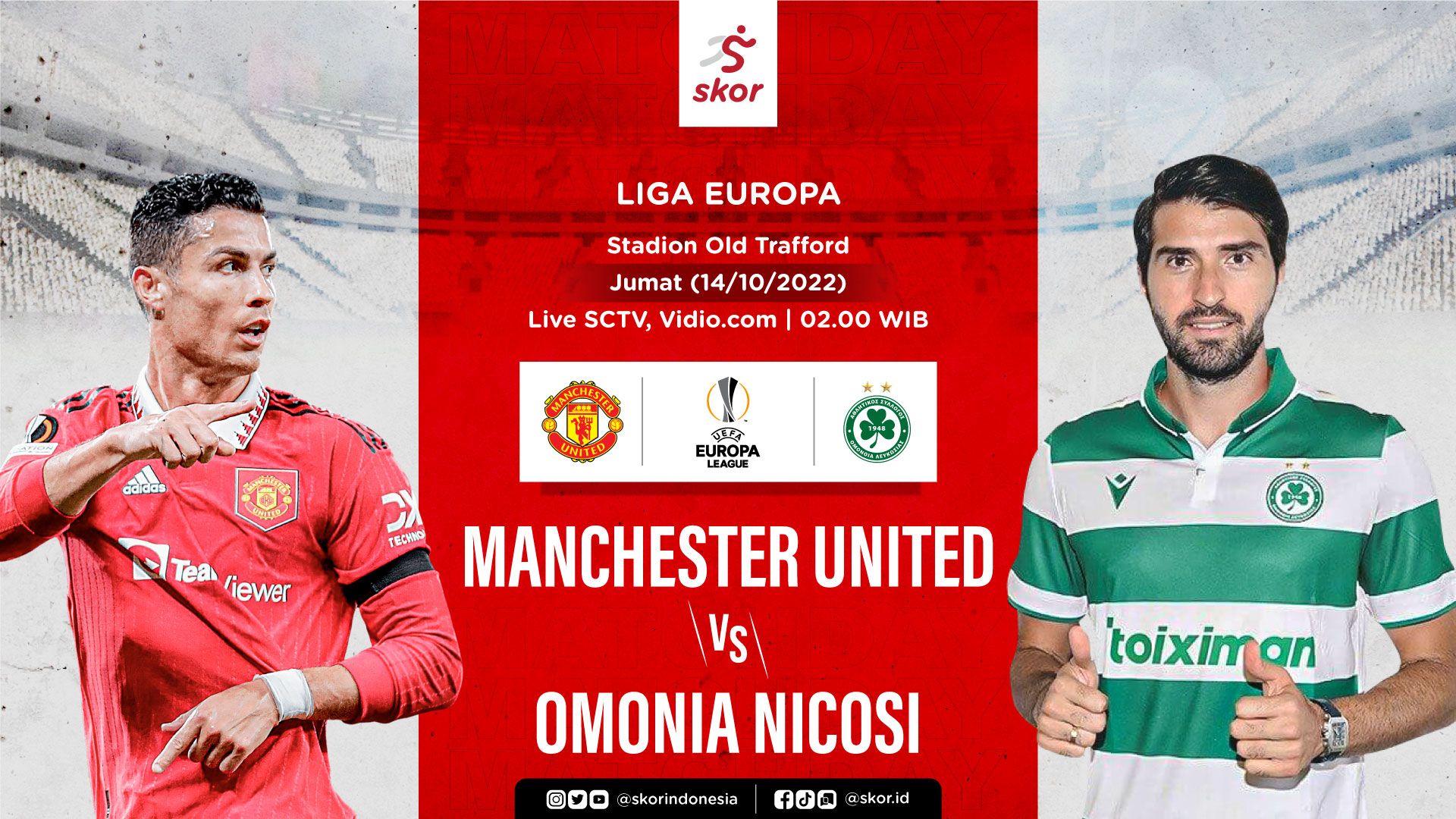 Cover Manchester United vs Omonia Nicosi