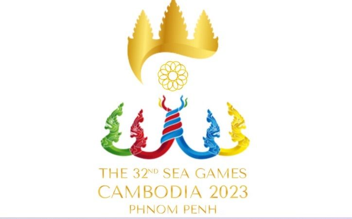 Logo SEA Games 2023 di Kamboja pada 5 sampai 17 Mei 2023.