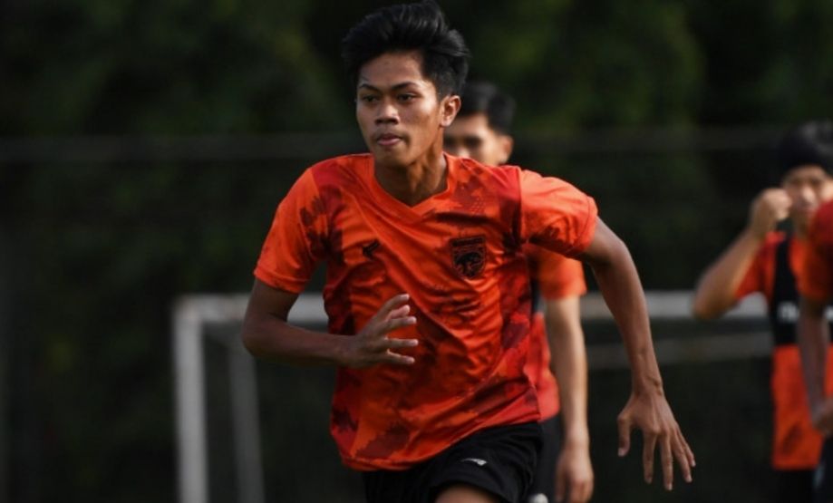 Alumni Liga TopSkor, Kafiatur Rizky menjalani latihan bersama tim senior Borneo FC.