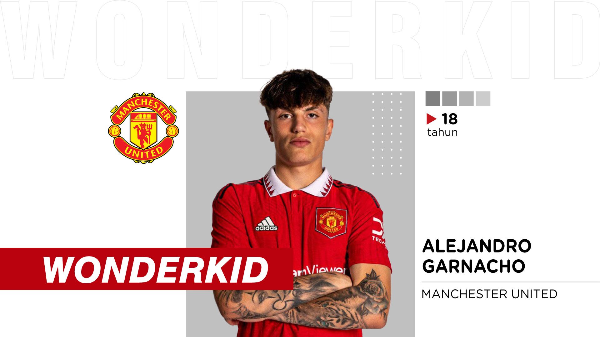 Alejandro Garnacho bintang muda Manchester United.