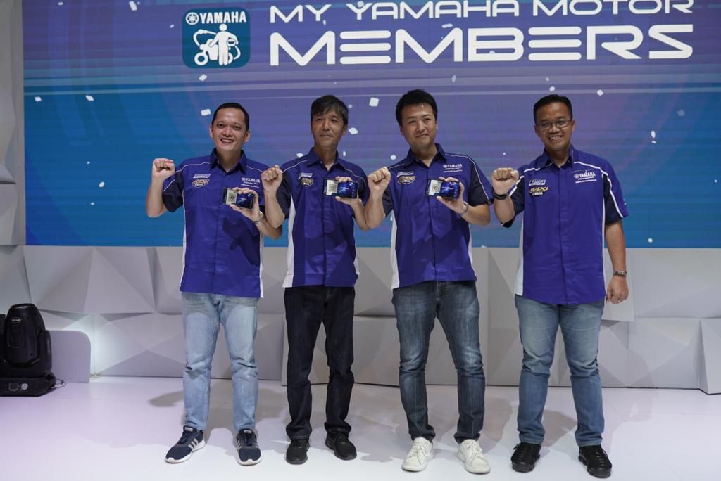 Peluncuran My Yamaha Motor Members, Sabtu (5/11/2022) di sela pameran IMOS 2022 di JCC.