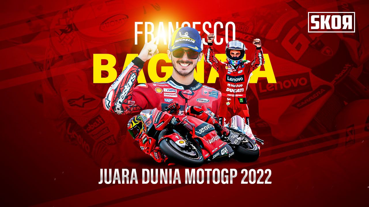 Cover artikel Francesco Bagnaia juara dunia MotoGP 2022
