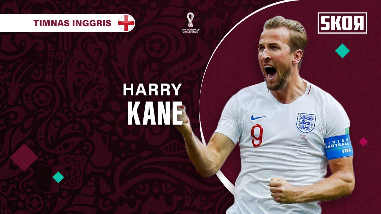 Cover Harry Kane, mesin gol timnas Inggris yang akan menghadapi Hugo Lloris, kiper timnas Prancis, di perempat final.