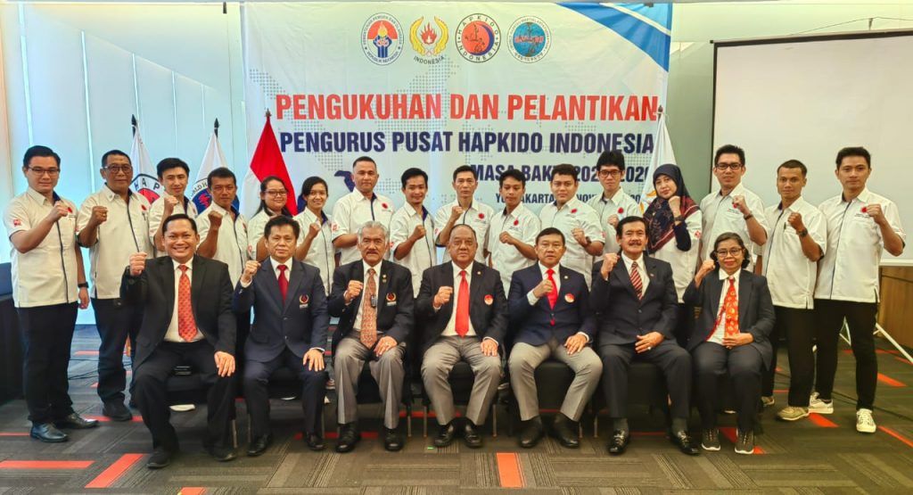 Pengukuhan dan pelantikan Pengurus Pusat Hapkido Indonesia (PP.HI) masa bakti 2022-2026 telah berlangsung di Yogyakarta pada Rabu (23/11/2022).