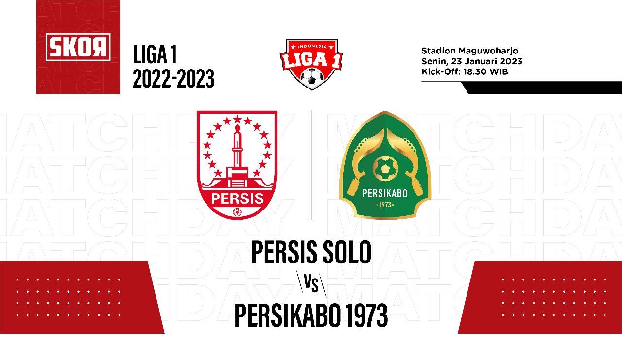 Cover Persis Solo vs Persikabo 1973