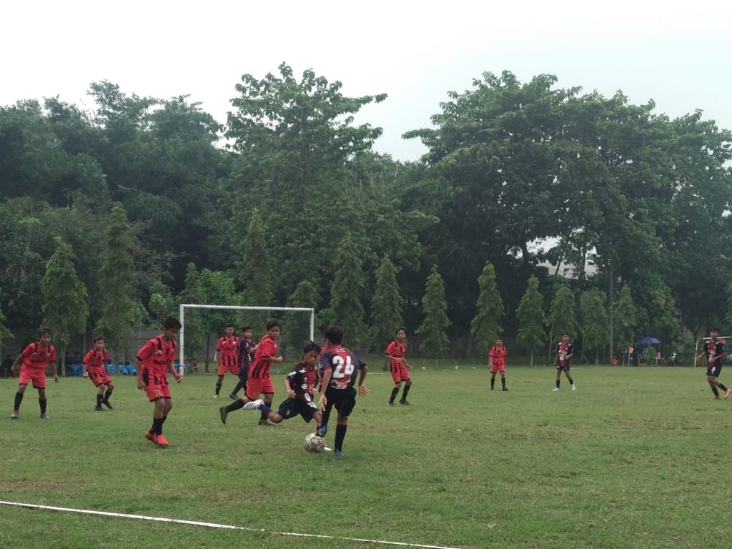 Pertandingan Kemayoran 17 vs ASIOP pada pekan 9 Liga TopSkor U-12 2021-2022 Divisi Utama