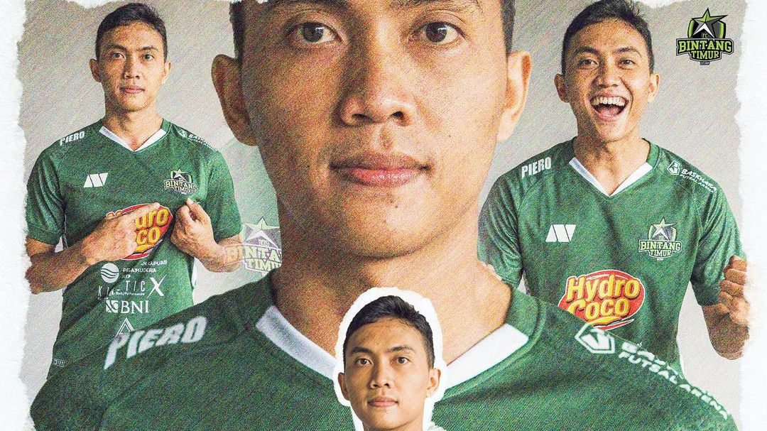 Poster perkenalan Singgih Romana Jati sebagai pemain Bintang Timur Surabaya untuk Pro Futsal League 2022, Oktober 2022.