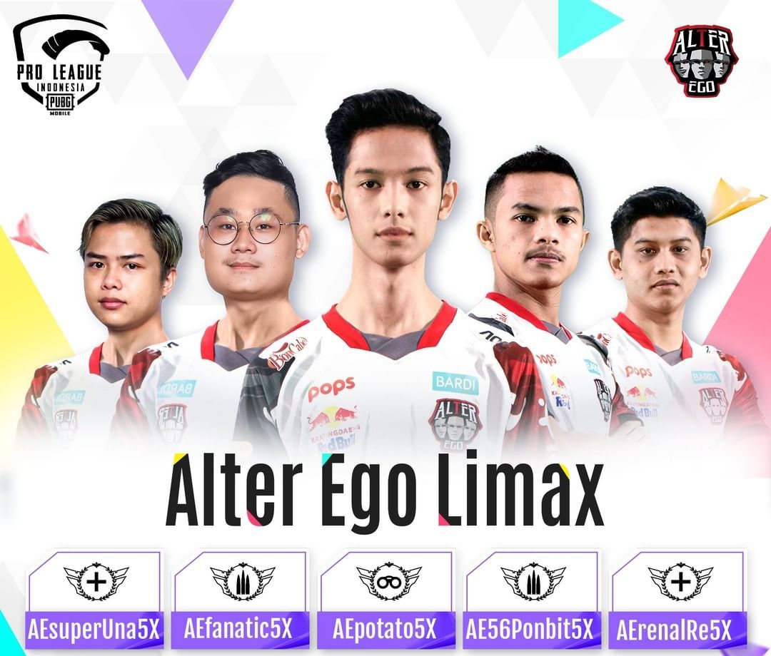Roster Alter Ego Limax di PMPL Indonesia 2022 Spring